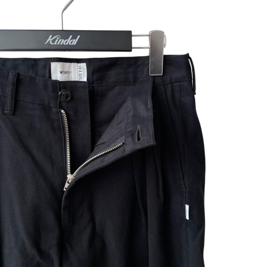 WTAPS TUCK PANTS サイズ01 ブラック 【公式ショッピングサイト】