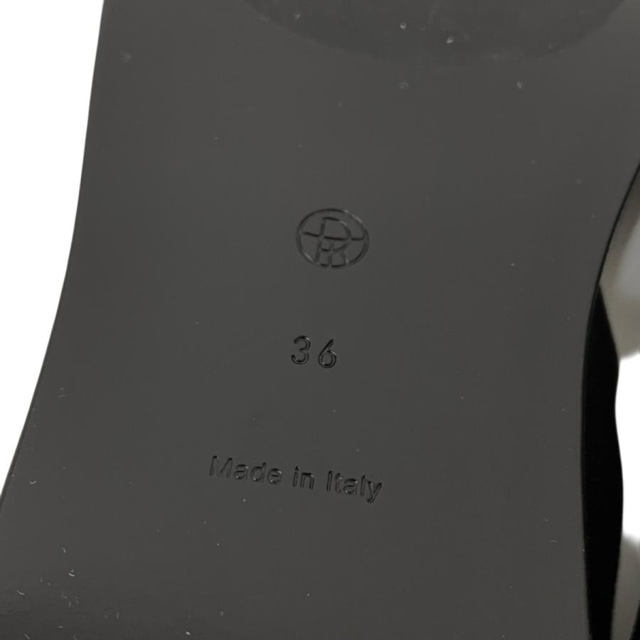 ザロウ THE ROW ナイロンメッシュスリッポン F1148A-W20 ブラック サイズ：36の画像