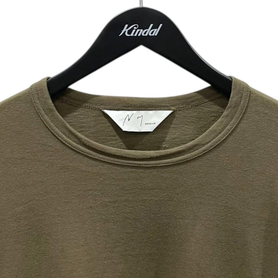 アンセルム ANCELLM 長袖カットソー C／R OVER CREWNECK LS T-SHIRT