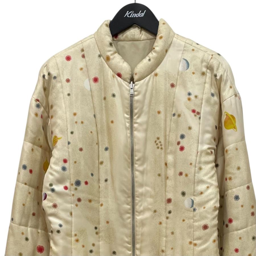 HERMES（エルメス） 【値下げ】HERMES SILK 宇宙柄 リバーシブル 中綿 