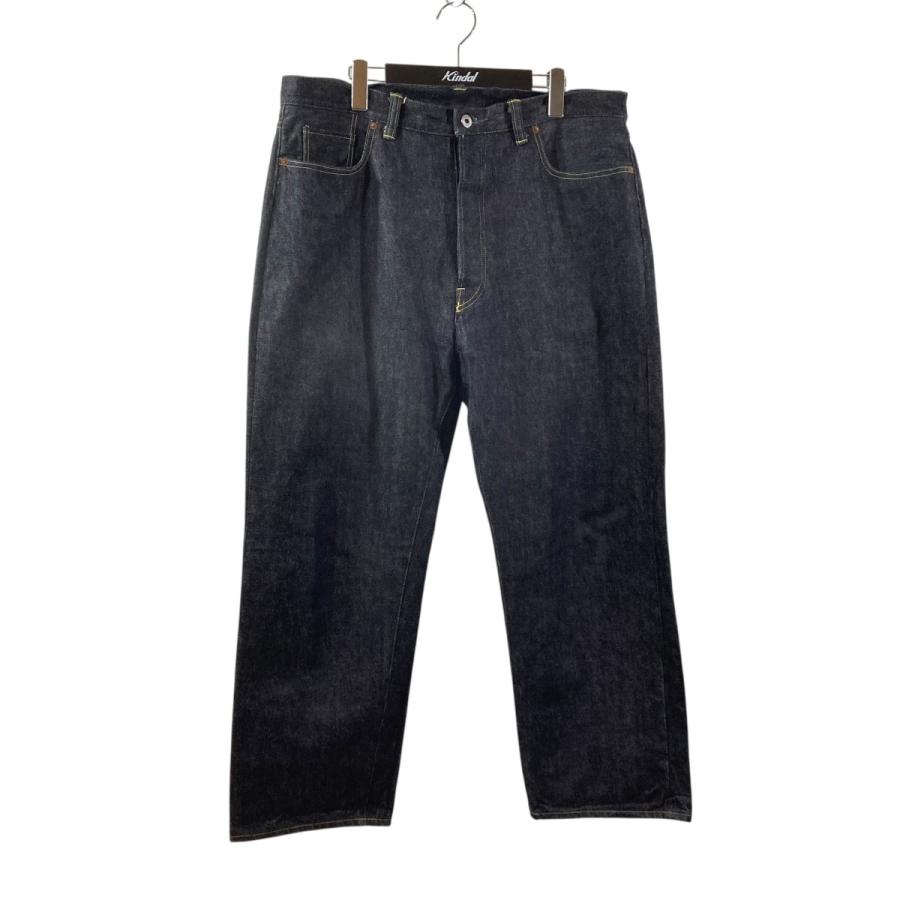 アプレッセ A．PRESSE Washed Denim Wide Pants デニムパンツ AP-4001
