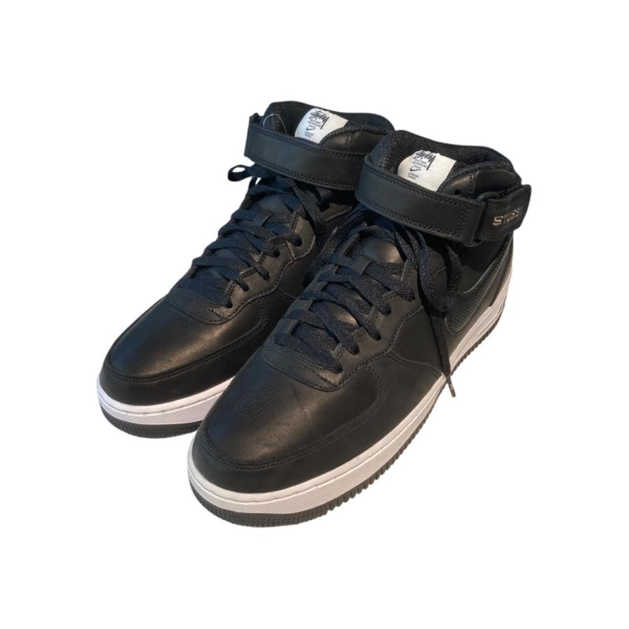 NIKE（ナイキ） 【値下げ】NIKE×stussy Air Force 1 Mid Black／Black 