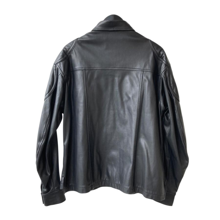 値下げ】GmbH レザージャケット AW21YASUF ブラック サイズ：M (心斎橋