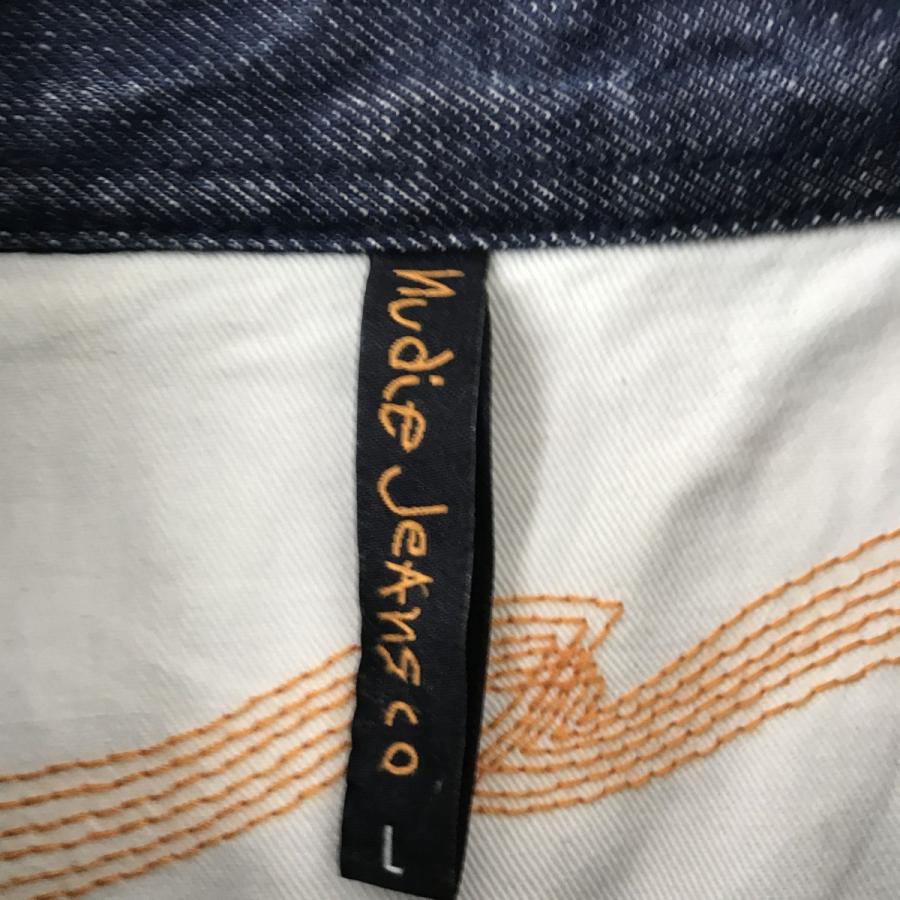 Nudie Jeans（ヌーディージーンズ） デニムシャツ ブルー サイズ：L