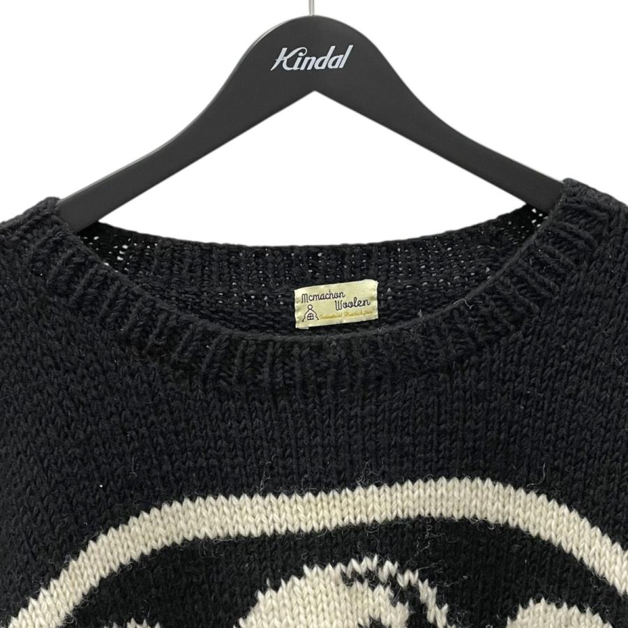 マクマーンウーレン Mcmachan Woolen ウールニットセーター 陰陽ニット