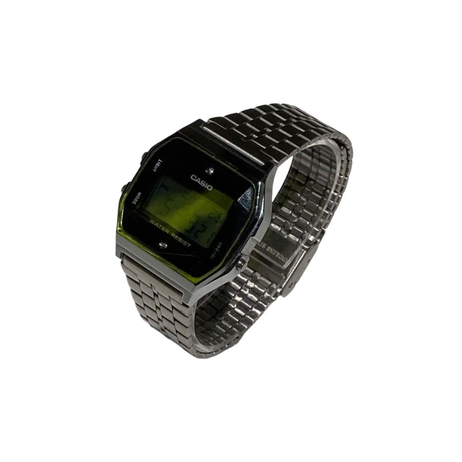 CASIO（カシオ） デジタルウォッチ A159W シルバー×ブラック