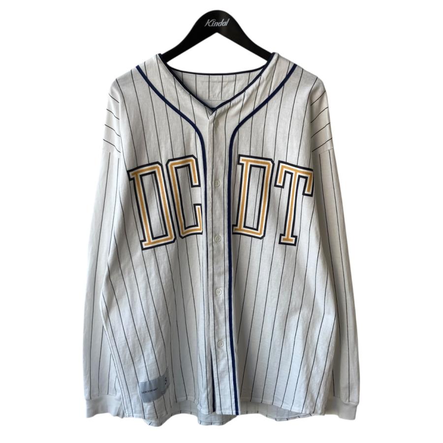 【DESCENDANT ベースボールシャツ】ディセンダント DESCENDANT ディセンダント ベースボールシャツ ホワイト サイズ：3