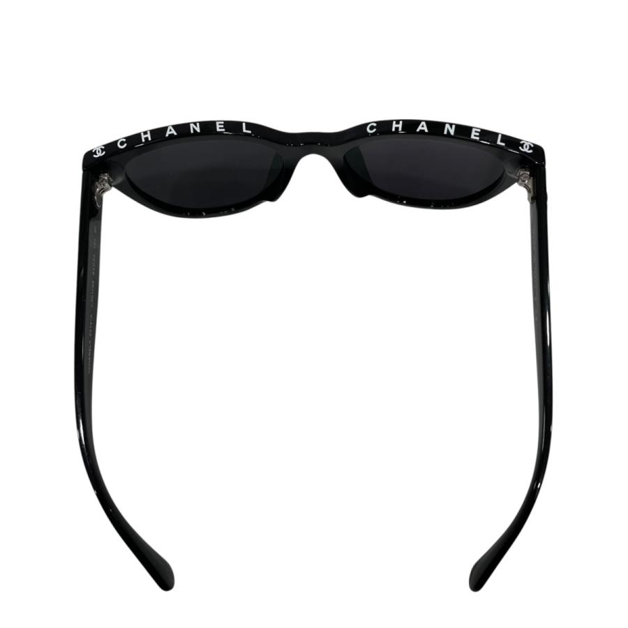 美品 CHANEL シャネル バタフライ サングラス 5414-A レディース CHANEL（シャネル） バタフライ シェイプ サングラス 5414-A ブラック