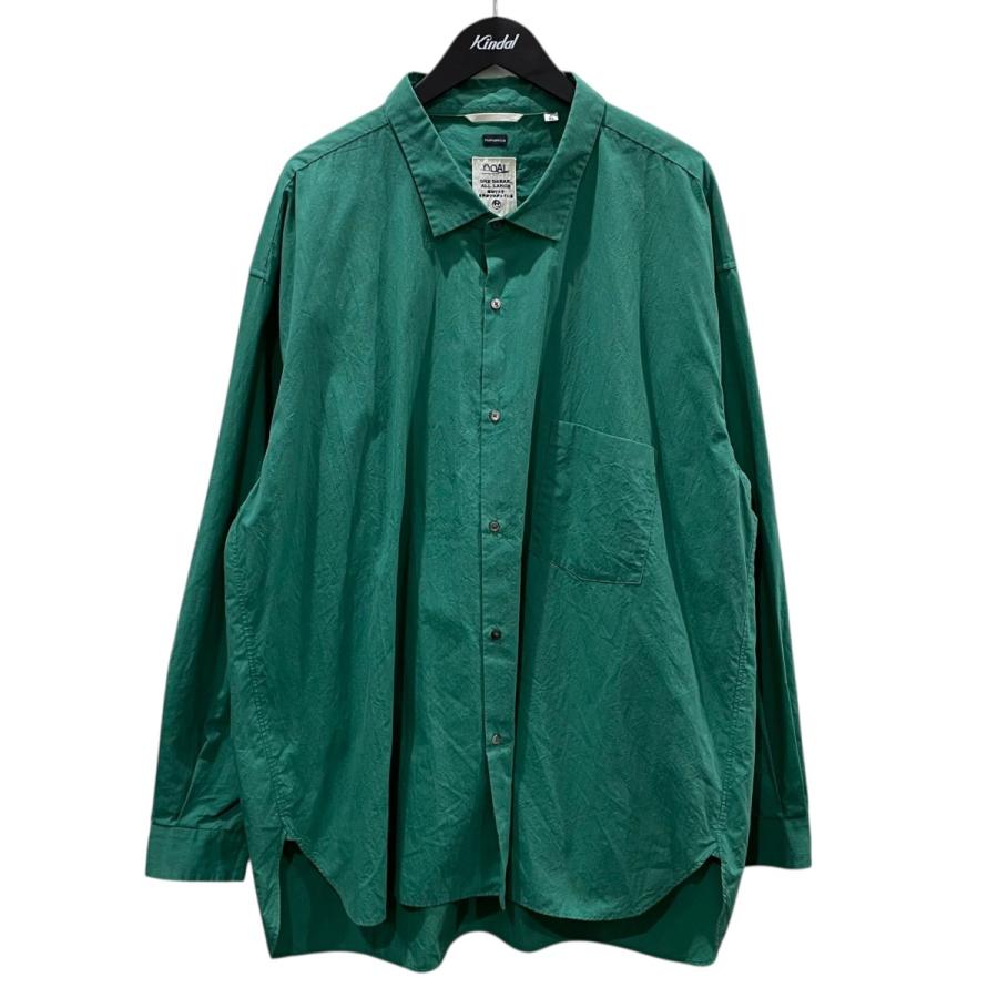 nanamica ナナミカ ロングスリーブ ウィンド シャツ ブルー nanamica（ナナミカ） nanamica 23SS 長袖シャツ OOAL L／S Wind Shirt