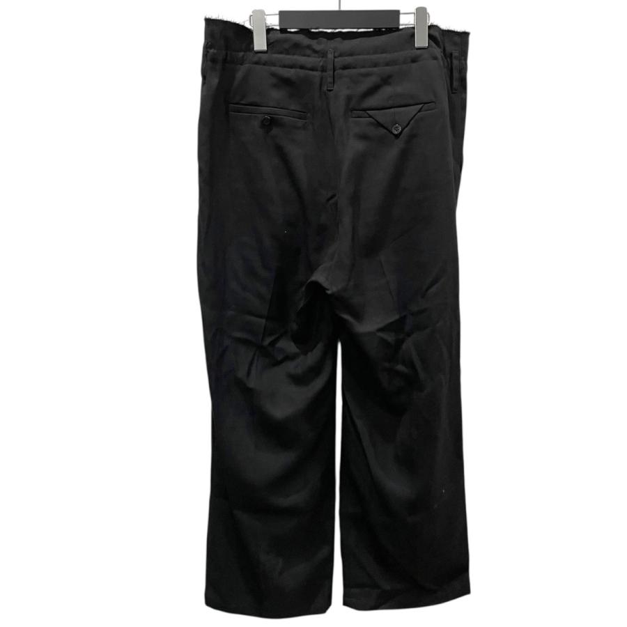 値下げ】ANCELLM ダメージウール2タックスラックス DAMAGE WOOL 2TUCK
