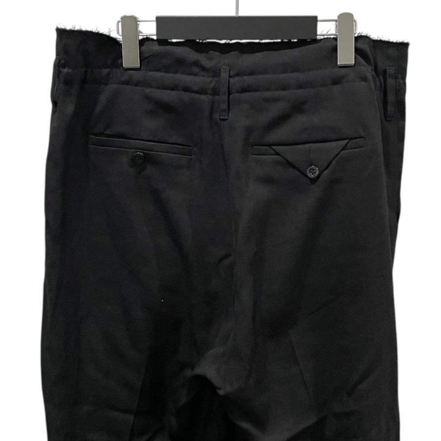 値下げ】ANCELLM ダメージウール2タックスラックス DAMAGE WOOL 2TUCK