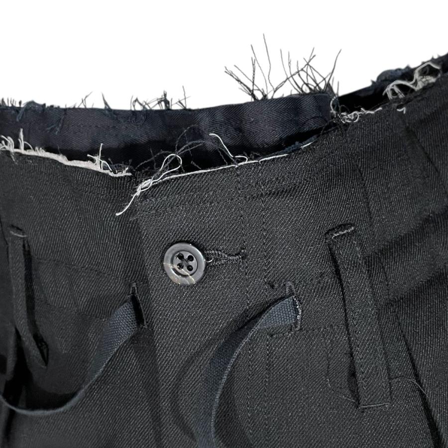 値下げ】ANCELLM ダメージウール2タックスラックス DAMAGE WOOL 2TUCK