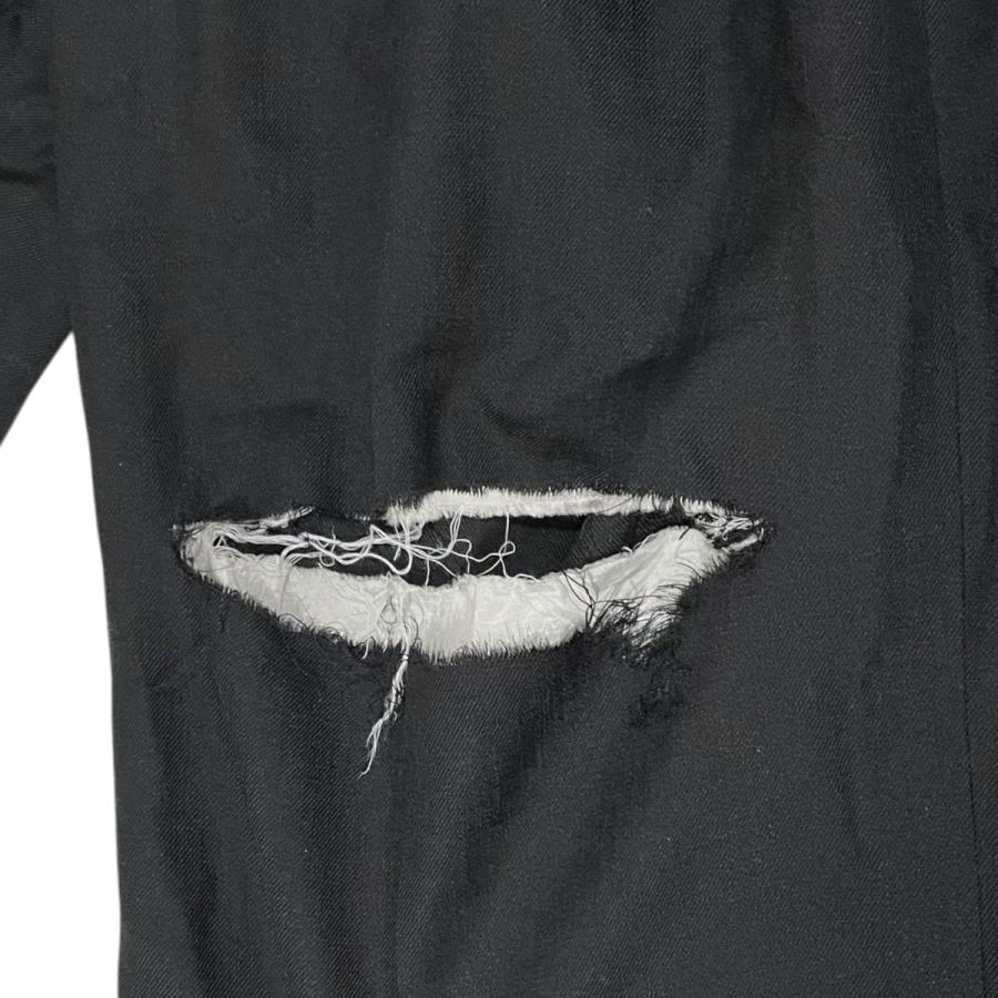 値下げ】ANCELLM ダメージウール2タックスラックス DAMAGE WOOL 2TUCK