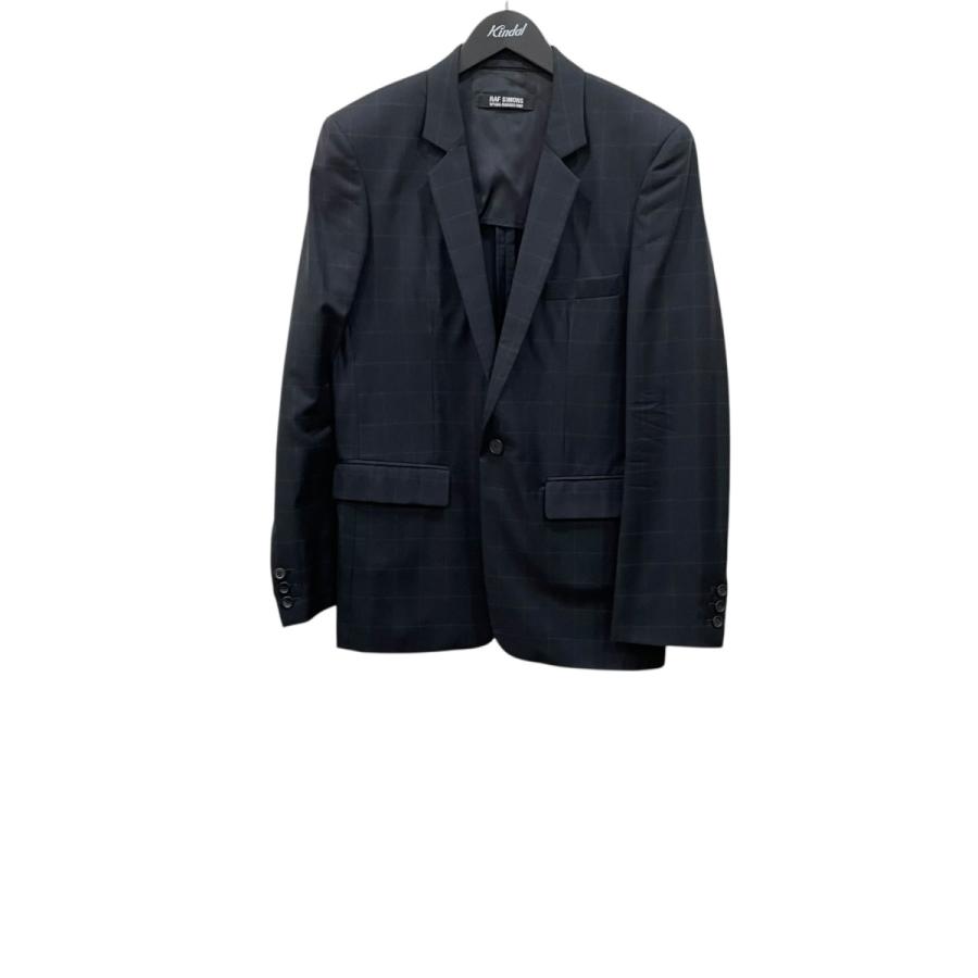 ラフシモンズ RAF SIMONS セットアップ 上下 スーツ 48 ラフシモンズ RAF SIMONS セットアップ 上下 スーツ 48 黒系 ブラック