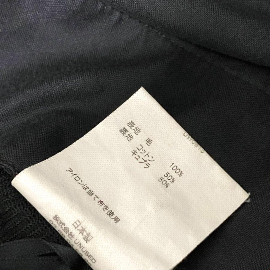 UNUSED（アンユーズド） スラックスパンツ ブラック サイズ：2