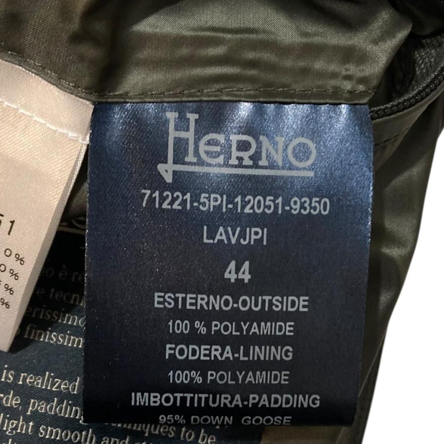 HERNO（ヘルノ） ダウンジャケット 71221-12051 オリーブ サイズ：44