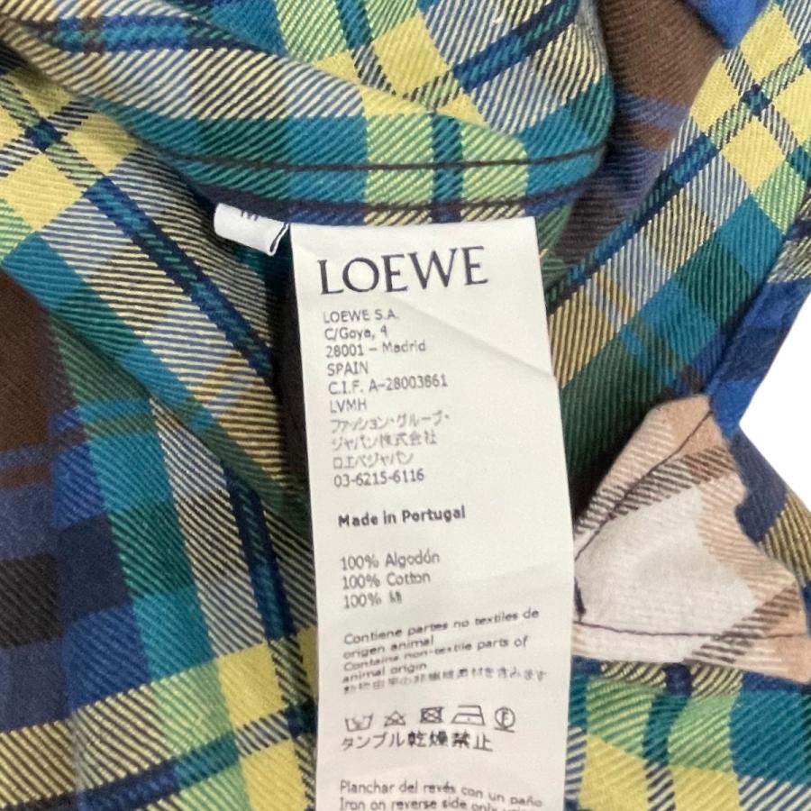 LOEWE チェック柄 ネルシャツ 刺繍ロゴ LOEWE（ロエベ） 【値下げ】LOEWE チェック柄 ネルシャツ H2299921SU