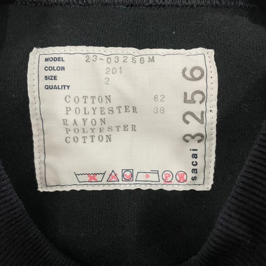 sacai（サカイ） sacai Sponge Sweat Pullover 23-03256M ネイビー