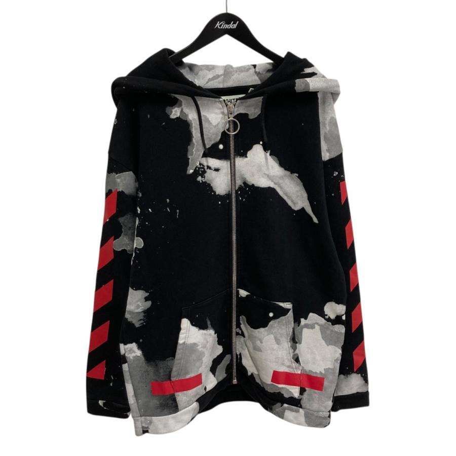 off white（オフホワイト） OFFWHITE White Liquid Spots Hoodie