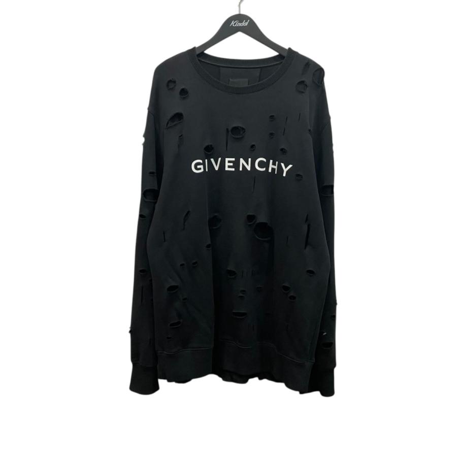 GIVENCHY（ジバンシィ） ダメージ加工 スウェット BMJ0KE3Y9W ブラック