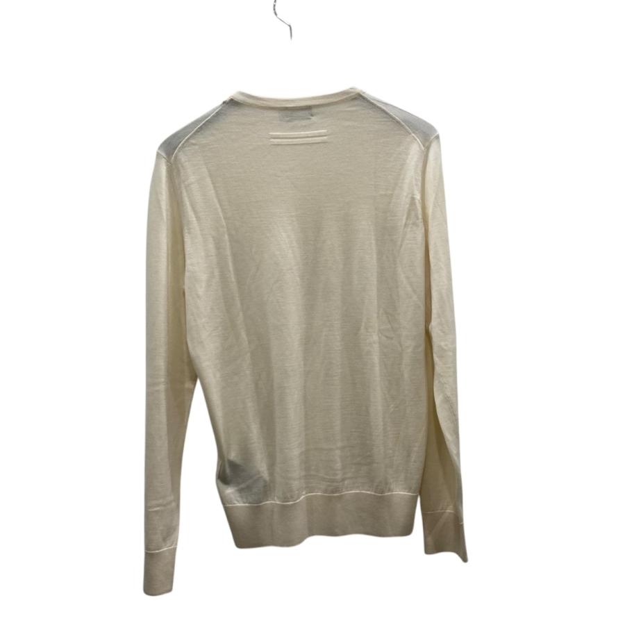 ゼニア ZEGNA Cashseta クルーネックニット E8J00 アイボリー サイズ：46_2