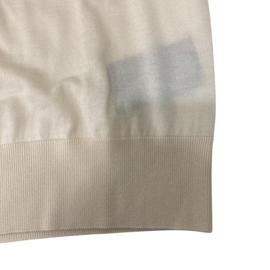 ゼニア ZEGNA Cashseta クルーネックニット E8J00 アイボリー サイズ：46_4