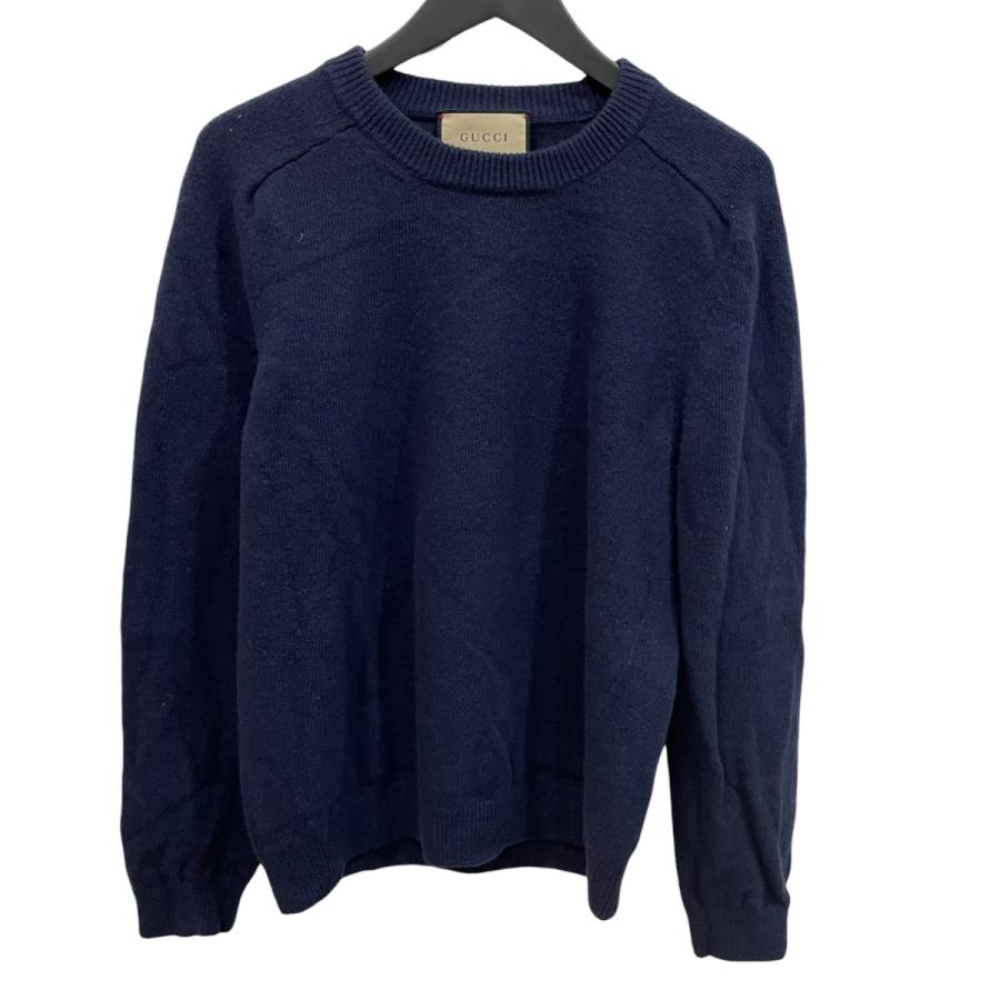 GUCCI（グッチ） ニット 694786 ネイビー サイズ：L : カインドオル
