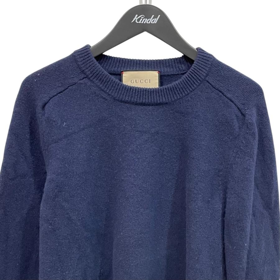 GUCCI（グッチ） ニット 694786 ネイビー サイズ：L : カインドオル