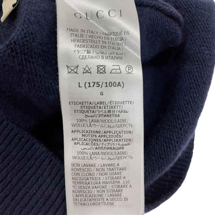 GUCCI（グッチ） ニット 694786 ネイビー サイズ：L : カインドオル