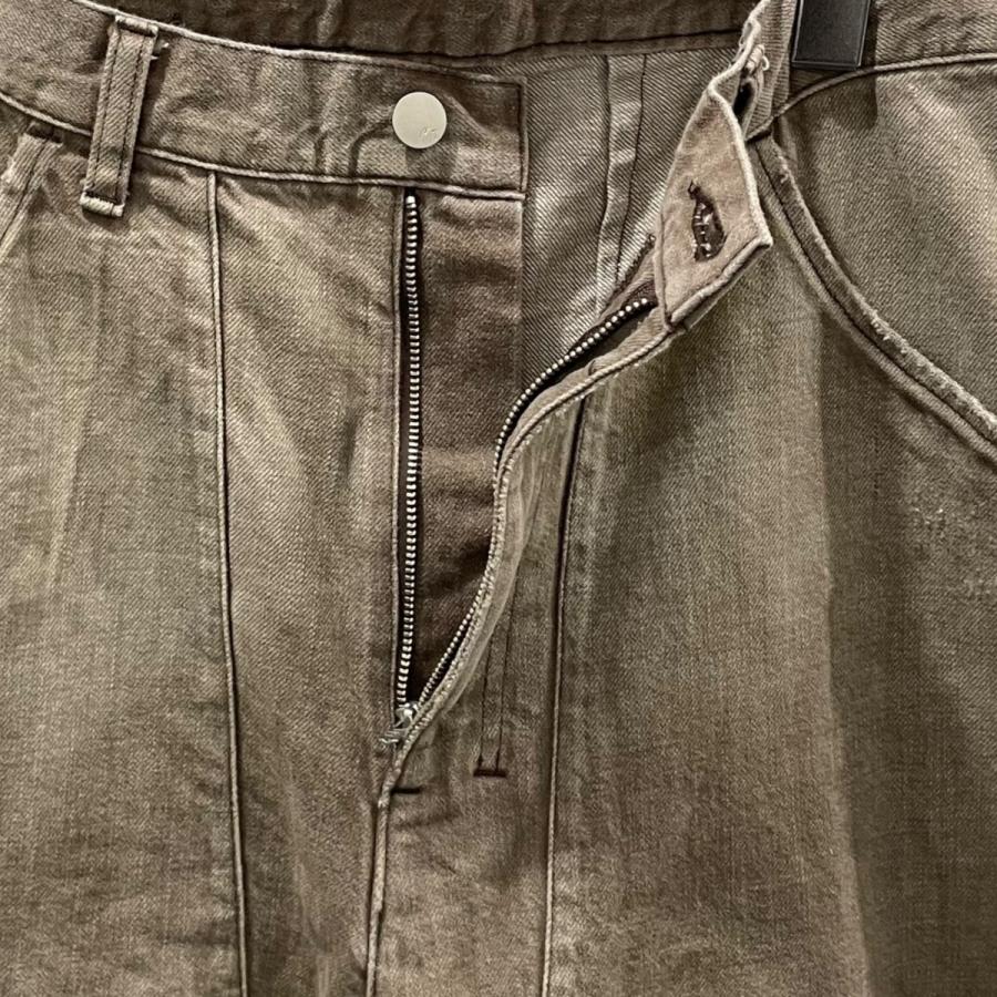値下げ】ANCELLM×1LDK 24SS 加工デニムパンツ DOUBLE KNEE PAINTER