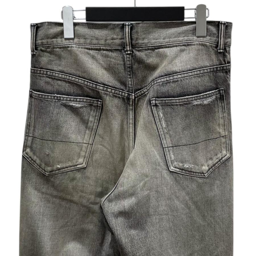 アンセルム ANCELLM 加工デニムパンツ CRASH SELVEDGE DENIM STRAIGHT 