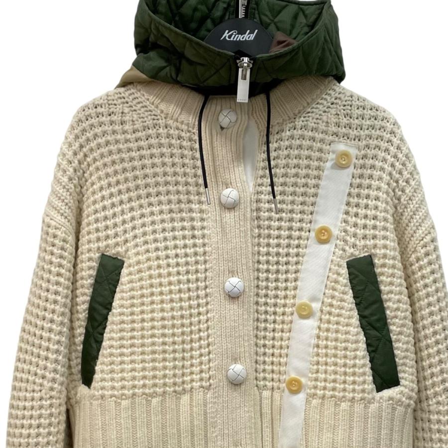 sacai（サカイ） sacai×KAWS Nylon Twill x Wool Knit Blouson 21