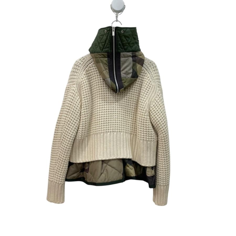sacai（サカイ） sacai×KAWS Nylon Twill x Wool Knit Blouson 21