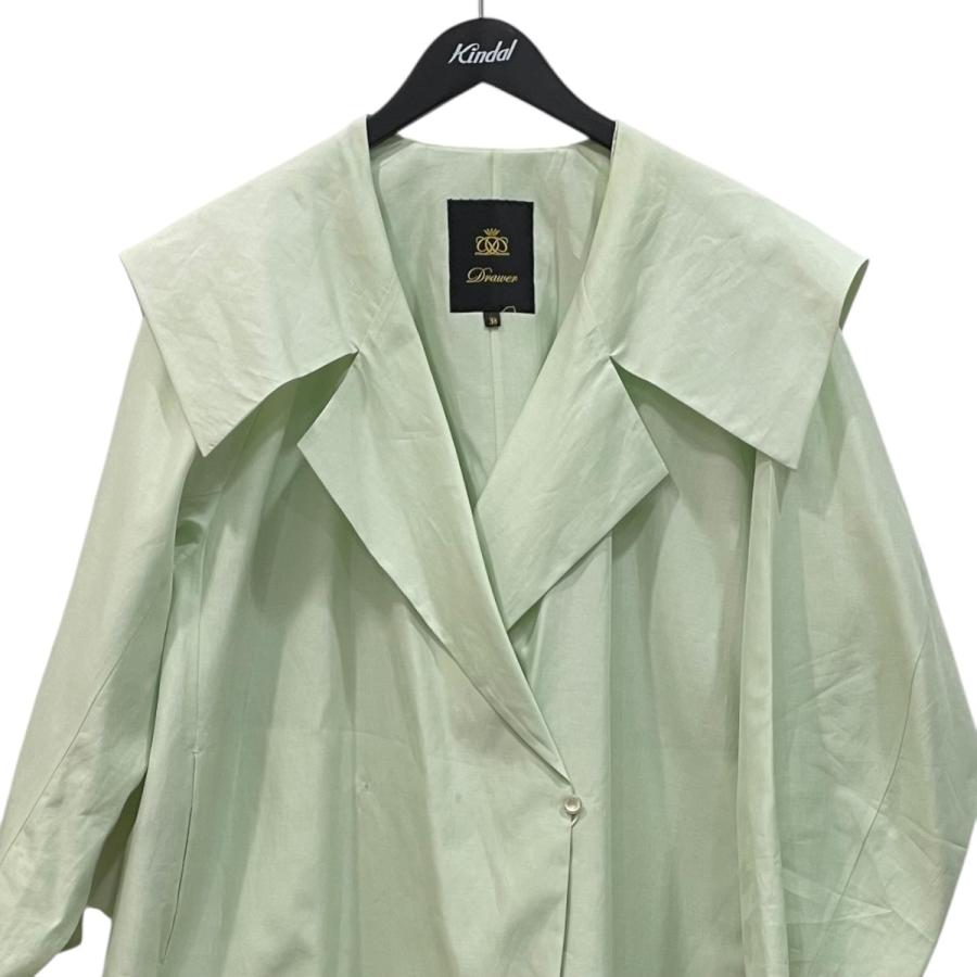 DRAWER（ドゥロワー） コート 6525-299-0846 黄緑 サイズ：38