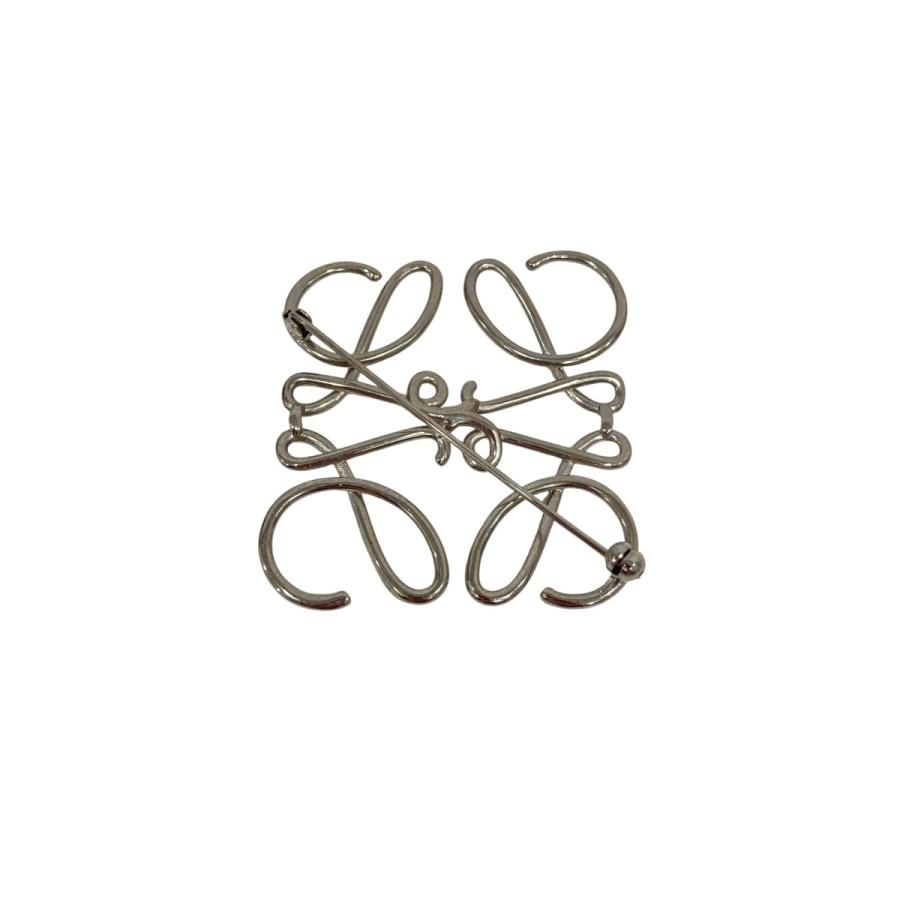 最終お値下げ 正規品 LOEWE アナグラムブローチ シルバー LOEWE（ロエベ） 【値下げ】LOEWE アナグラム ブローチ シルバー (EC