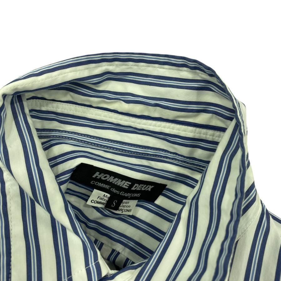 COMME des GARCONS HOMME DEUX ストライプシャツ L COMME des GARCONS HOMME DEUX 【値下げ】COMME ストライプ柄 長袖