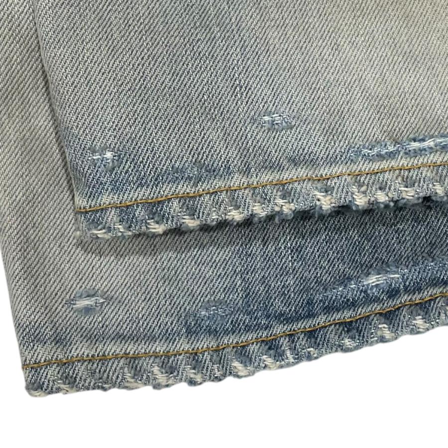 アンセルム ANCELLM 25SS 加工デニムパンツ USED STRAIGHT 5P DENIM 