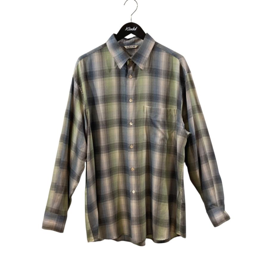 期間限定値下げ　AURALEE SUPER LIGHT WOOL CHECK AURALEE（オーラリー） 【値下げ】AURALEE 25AW SUPER LIGHT WOOL