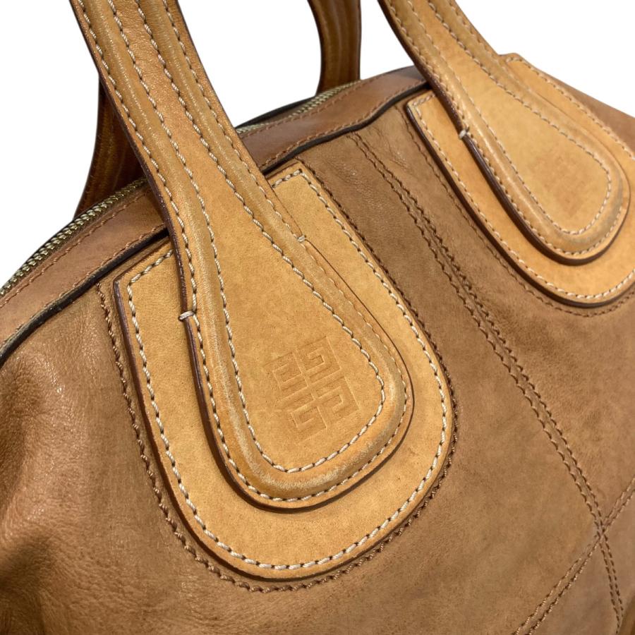 ジパンシー ナイチンゲール バッグ ベージュ ジバンシィ ナイチンゲール レザー 2Way バッグ 