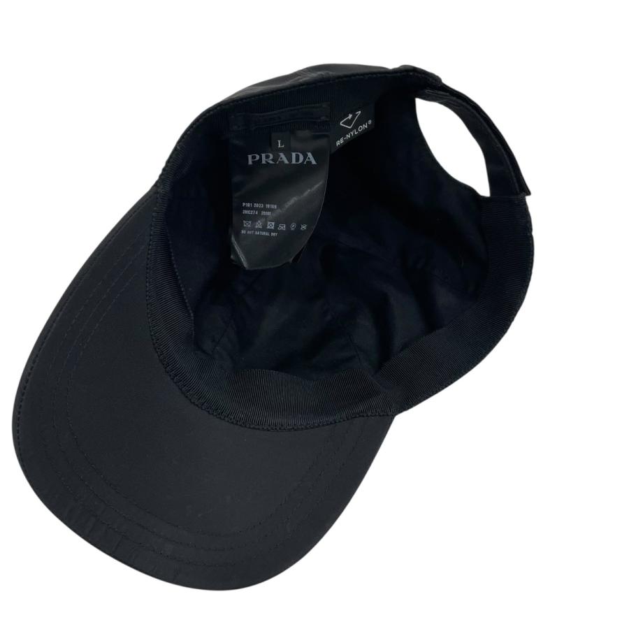 PRADA（プラダ） ベースボールキャップ 2HC274 ブラック サイズ：L