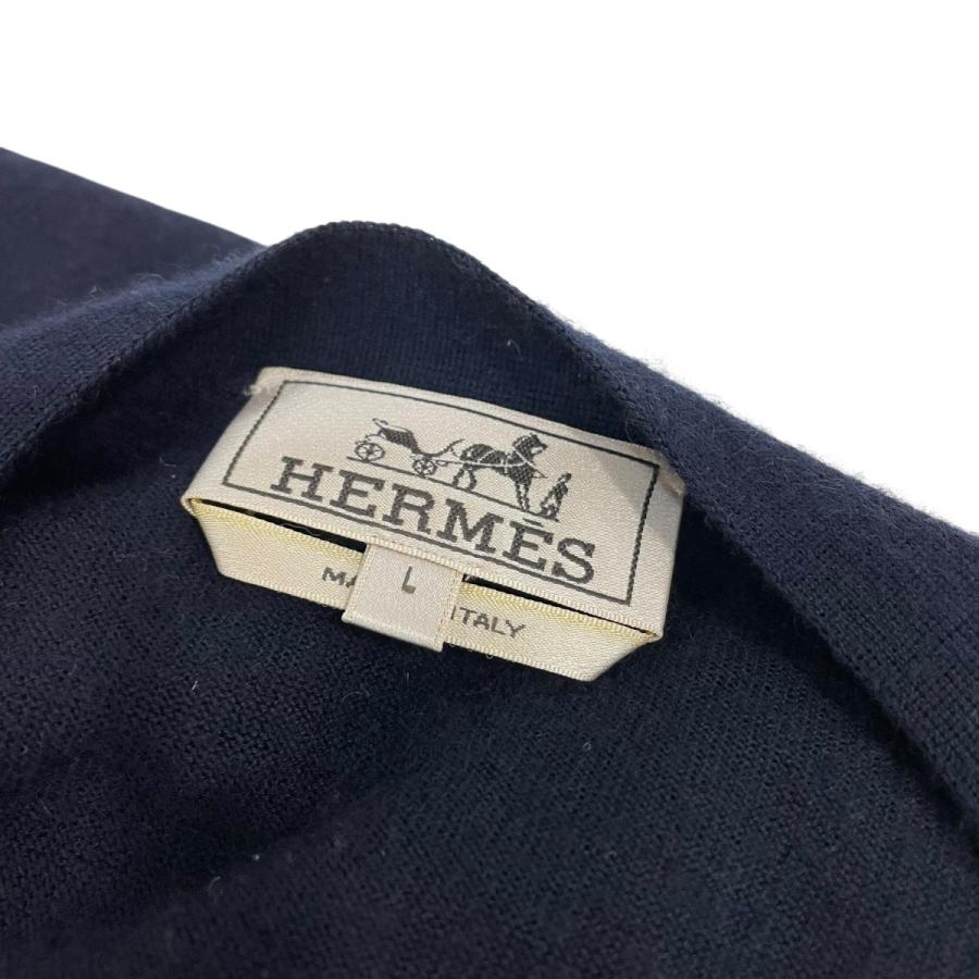 HERMES（エルメス） カーディガン ネイビー サイズ：L : カインドオル