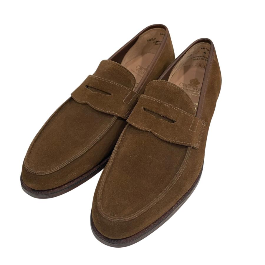 【週末限定】クロケットアンドジョーンズ　ダークブラウン スエード ローファー CROCKETT&JONES（クロケット&ジョーンズ）＞ CAVENDISH/スエード 靴