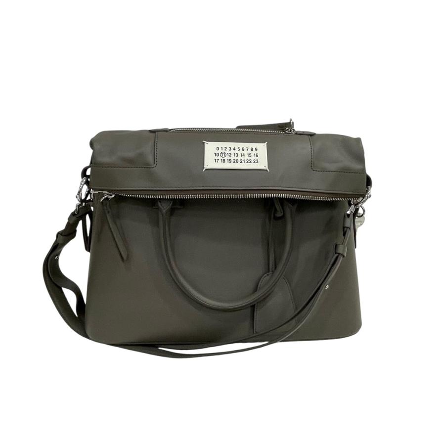 【値下げ】Maison Margiela 5AC ミディアム ショルダーバッグ S56WG0093 グレー (堀江店)_1