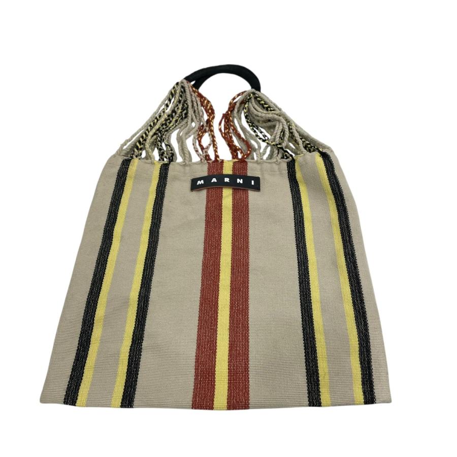 MARNI（マルニ） トートバッグ ベージュ×ブラック : カインドオルYahoo 