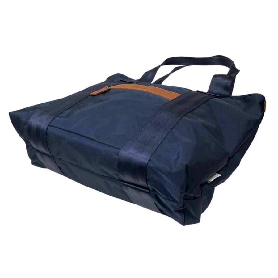 【値下げ】土屋鞄 22SS トートバッグ CORDURA ECO トート NL0263 ネイビー・ブラウン (EC)_2