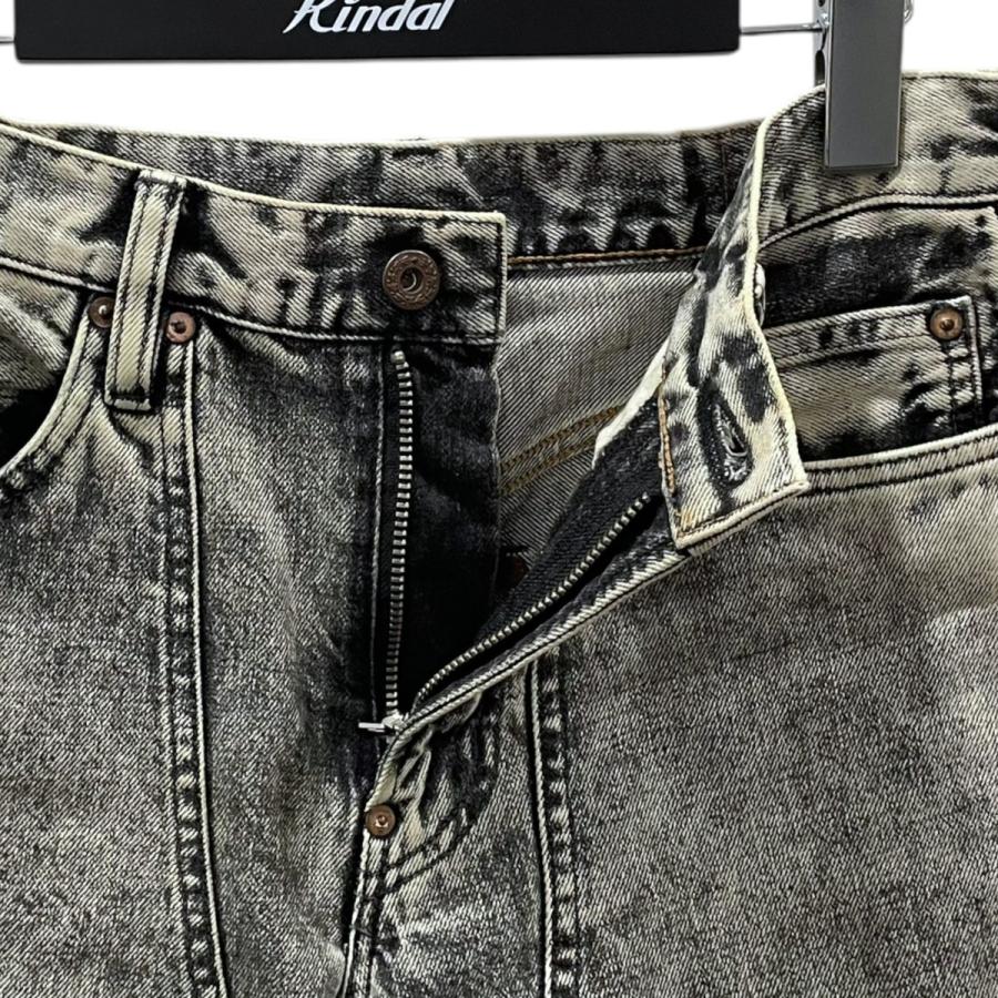 【新品未使用】【最安値】SUGARHILL ウエスタンフレアパンツ　デニム Sugar（シュガー） シュガーヒル SUGARHILL 24SS 加工フレアデニム