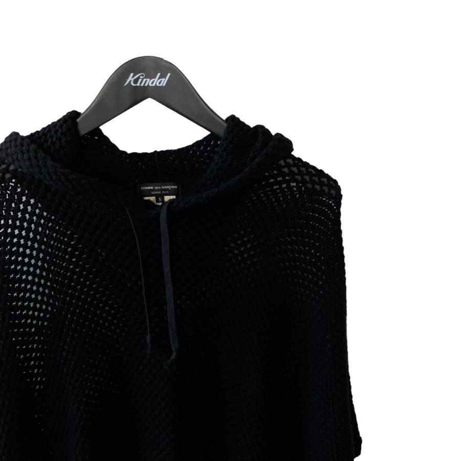 【レア】コムデギャルソンオムプリュスのスポーツ期バックプリントブラックパーカー COMME des GARCONS HOMME PLUS コムデギャルソンオムプリュス パーカー