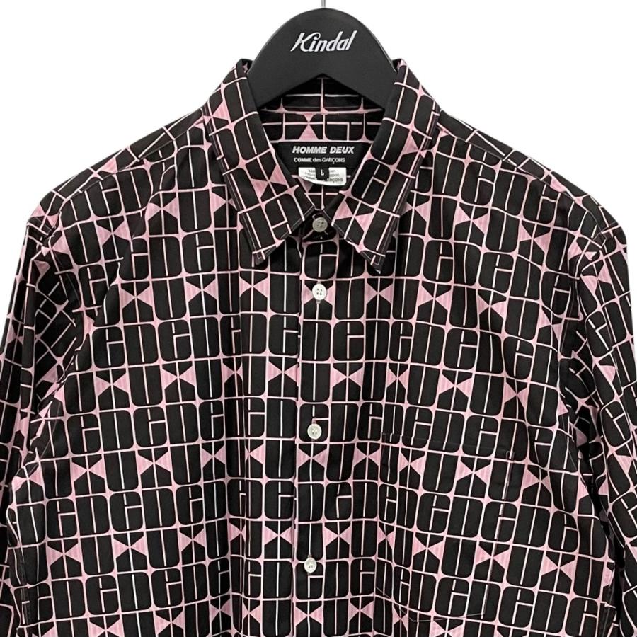 COMME des GARÇONS 音符プリント長袖シャツ SS COMME des GARCONS HOMME DEUX 【値下げ】COMME 綿ブロードストライプ