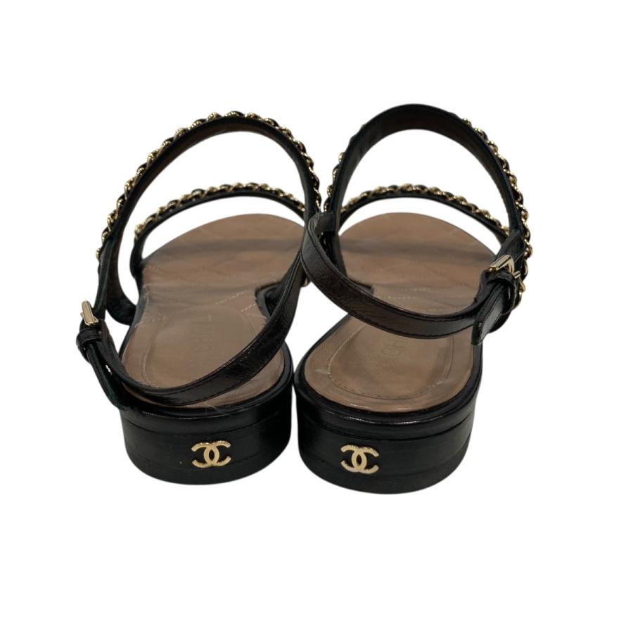 CHANEL（シャネル） サンダル G45670 ブラック サイズ：37 1/2