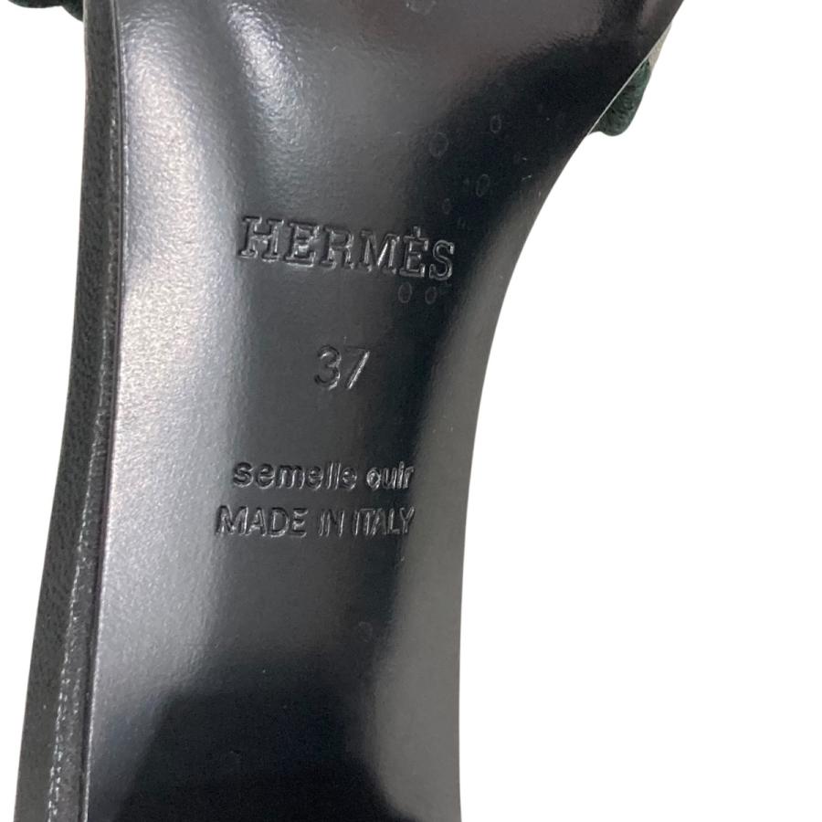 HERMES（エルメス） 【値下げ】HERMES グラディス サンダル ブラック
